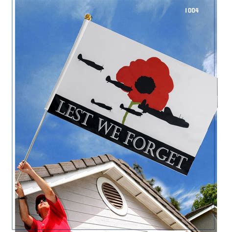 canadian lest we forget flags